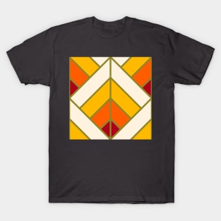 Geometric Pattern: Art Deco Diamond: Sunset T-Shirt